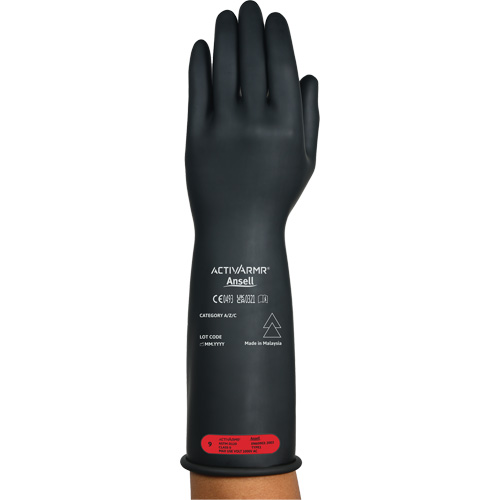 ActivArmr&reg; RIG R014BUL Ultra-Lightweight Electrical Insulated Gloves, ASTM Class 0, Size 9, 14" L Infinity Industrial Services Inc.