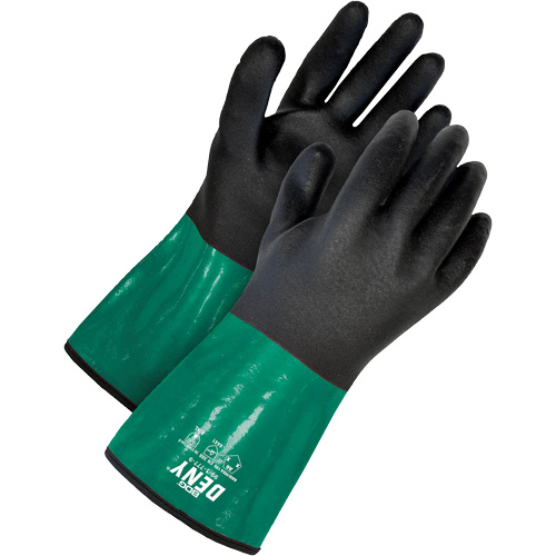 Gants r.sistant aux produits chimiques avec doublure r&eacute;sistante &agrave; la coupe, Taille 8/Moyen, 12" lo, PVC Infinity Industrial Services Inc.