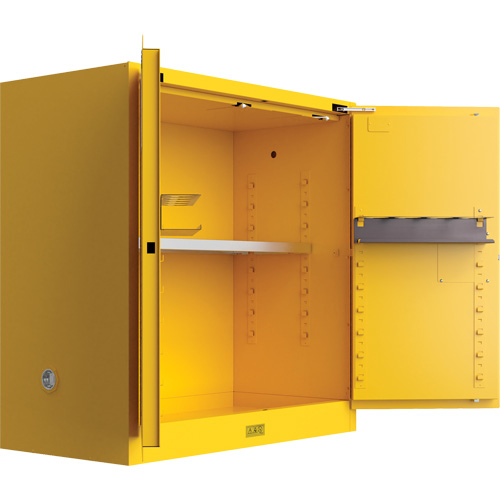 Utili-Guard+ Flammable Safety Cabinet, 30 gal., 1 Door, 43" W x 44" H x 22" D Infinity Industrial Services Inc.