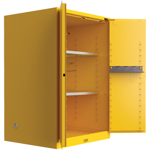 Armoire de s&eacute;curit&eacute; pour produits inflammables Utili-Guard+, 90 gal., 2 Porte(s), 43" La x 65" h x 37" p Infinity Industrial Services Inc.