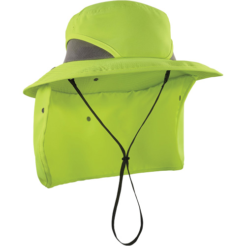 Chill-Its 8934 Ranger Hat with Neck Shade, Large/X-Large, Hi-Vis Lime Infinity Industrial Services Inc.