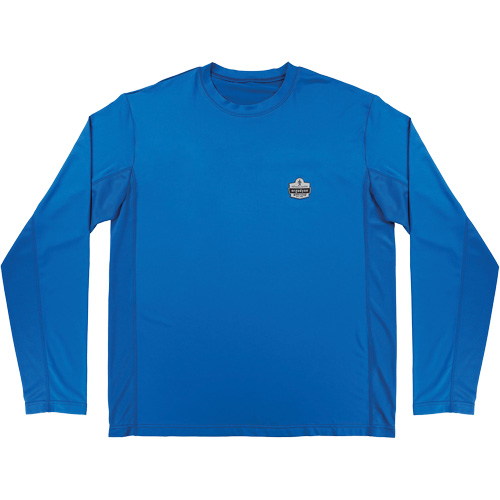 Chemise de refroidissement &agrave; manches longues avec protection solaire et UV Chill-Its 6689, Bleu, Petit Infinity Industrial Services Inc.