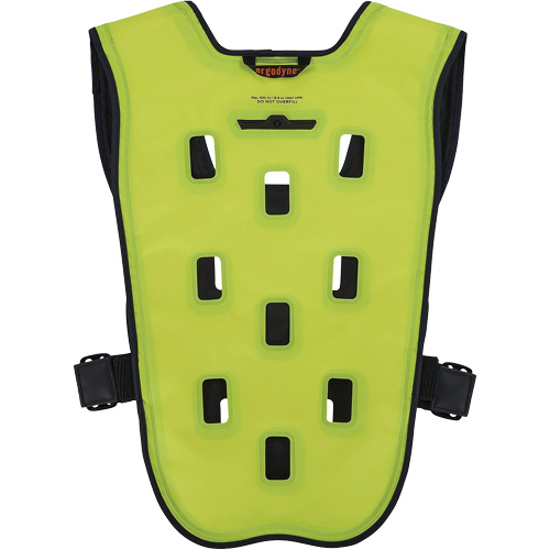 Chill-Its 6685 Dry Evaporative Cooling Vest with Zipper Closure, X-Small, High Visibility Lime-Yellow Infinity Industrial Services Inc.
