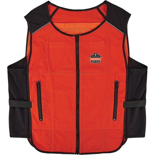 Veste de refroidissement &agrave; changement de phase l&eacute;g&egrave;re Chill-Its 6255 (veste seulement), Petit/Moyen, Orange Infinity Industrial Services Inc.