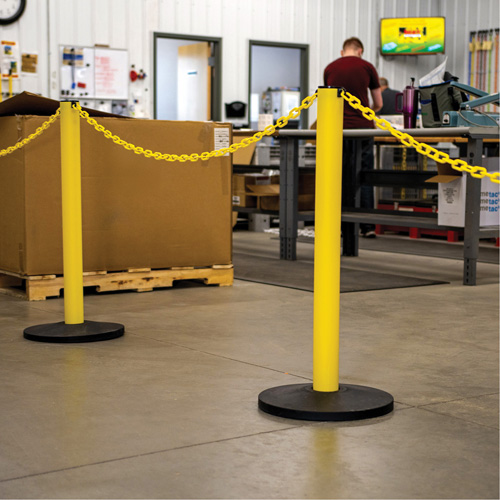 Industrial Stanchion, 37" High, Red Infinity Industrial Services Inc.