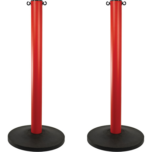 Industrial Stanchion, 37" High, Red Infinity Industrial Services Inc.