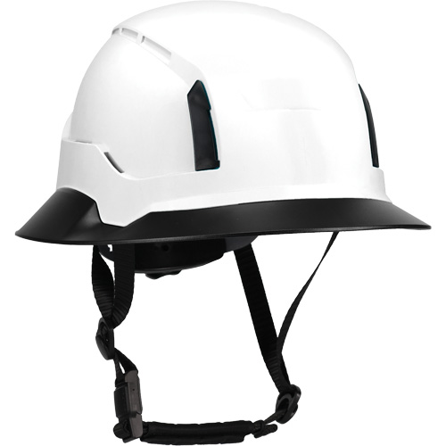 Wide Clip-On Full Brim for RZRBack Climbing Helmet, White Infinity Industrial Services Inc.