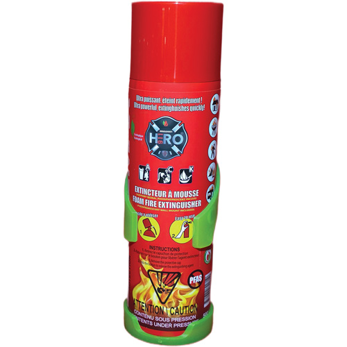Hero 911 PFAS-Free Fire Extinguisher, ACK, 500 ml Capacity Infinity Industrial Services Inc.