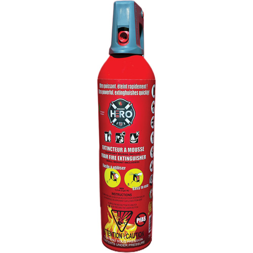 Extincteur Hero 911 sans PFAS, ACK, Capacit&eacute; 750 ml Infinity Industrial Services Inc.