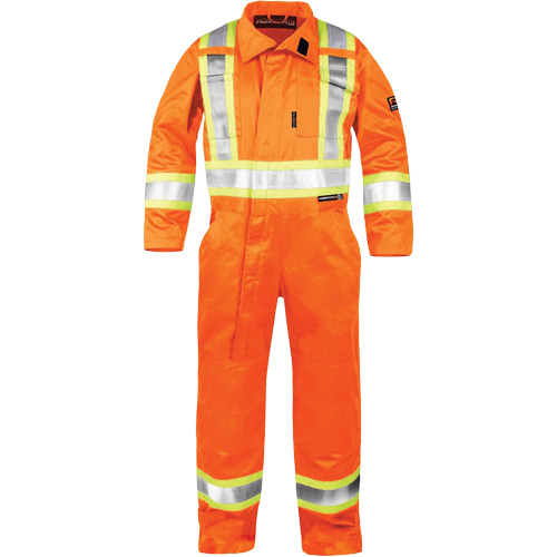 Combinaison ignifuge haute visibilit&eacute;, Taille 5T-Grand, Orange Infinity Industrial Services Inc.