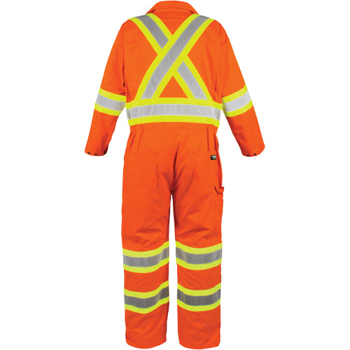 Combinaison non doubl&eacute;e haute visibilit&eacute;, Petit, Orange haute visibilit&eacute; Infinity Industrial Services Inc.