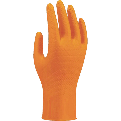 709HVO High-Visibility Disposable Gloves, 11/2X-Large, Nitrile, 8-mil, Powder-Free, Orange Infinity Industrial Services Inc.