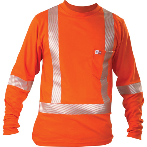 Long-Sleeved T-Shirt, 3X-Large, Orange Infinity Industrial Services Inc.