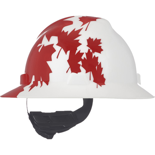 Casque de protection V-Gard &agrave; fentes s&eacute;rie Canadian Freedom, Suspension Rochet, Non ventil&eacute; Infinity Industrial Services Inc.