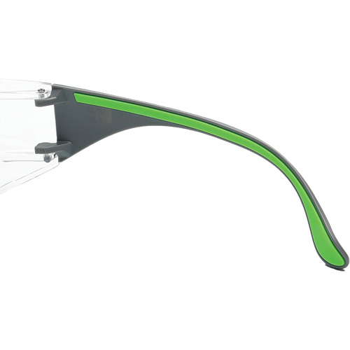 Lunettes de s&eacute;curit&eacute; gris/vert Adapt Lite, Lentille Transparent, Antibu&eacute;e/Anti-&eacute;gratignures, ANSI Z87+/R&eacute;pond ou surpasse la norme CSA Z94.3 Infinity Industrial Services Inc.