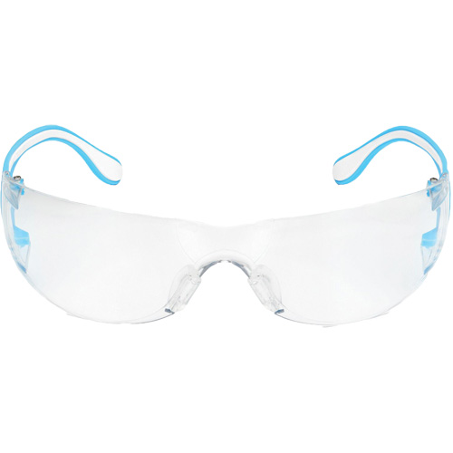 Lunettes de s&eacute;curit&eacute; bleu/blanc Adapt Lite, Lentille Transparent, Antibu&eacute;e/Anti-&eacute;gratignures, ANSI Z87+/R&eacute;pond ou surpasse la norme CSA Z94.3 Infinity Industrial Services Inc.