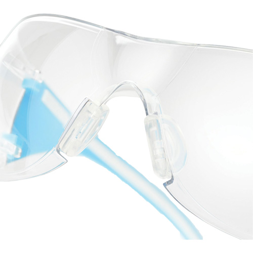 Lunettes de s&eacute;curit&eacute; bleu/blanc Adapt Lite, Lentille Transparent, Antibu&eacute;e/Anti-&eacute;gratignures, ANSI Z87+/R&eacute;pond ou surpasse la norme CSA Z94.3 Infinity Industrial Services Inc.