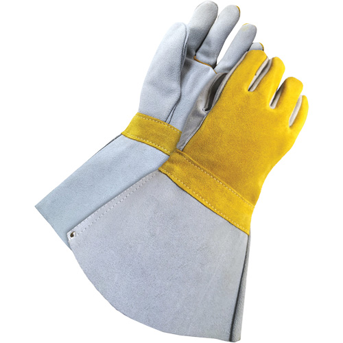 Soudeur doubl&eacute; avec poignet de 5", Cuir de vache refendu, Taille Taille unique Infinity Industrial Services Inc.