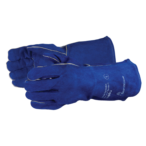 Welding Gloves, Split Cowhide, Size One Size Infinity Industrial Services Inc.