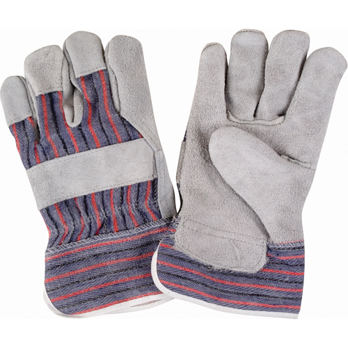 Gants d'ajusteur rugueux, T-Grand, Paume en Cuir de vache refendu, Doublure en Coton Infinity Industrial Services Inc.