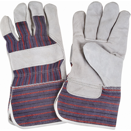 Rugged Fitters Gloves, Large, Split Cowhide Palm, Cotton Inner Lining Infinity Industrial Services Inc.