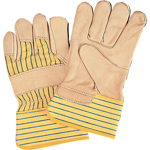 Standard-Duty Dry-Palm Fitters Gloves, Medium, Grain Cowhide Palm, Cotton Inner Lining Infinity Industrial Services Inc.