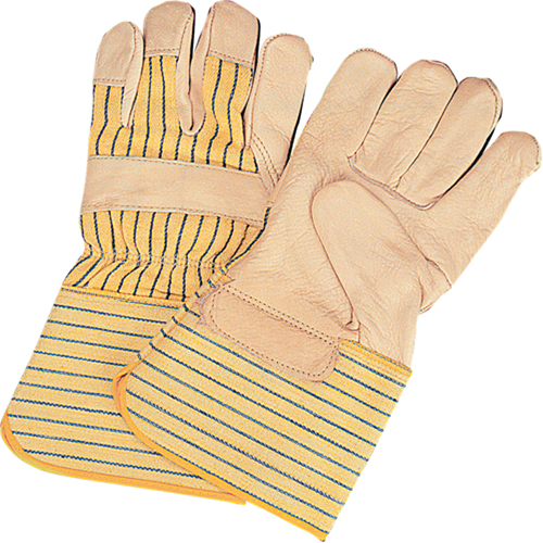 Gants d'ajusteur &agrave; paume s&egrave;che d'usage standard, Grand, Paume en Cuir fleur de vache, Doublure en Coton Infinity Industrial Services Inc.