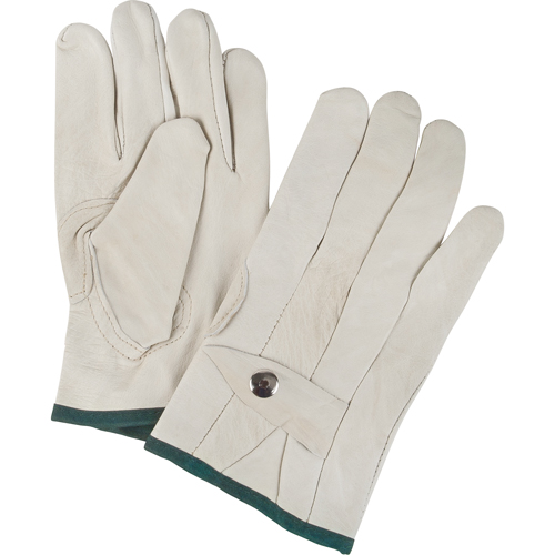Standard-Duty Ropers Gloves, Medium, Grain Cowhide Palm Infinity Industrial Services Inc.