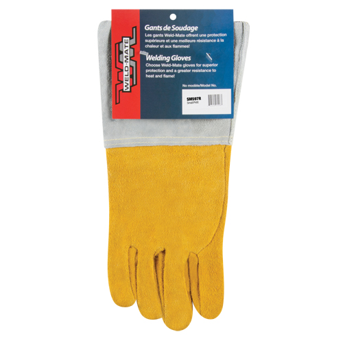 Gants de soudage TIG &agrave; ajustement sup&eacute;rieur, Cuir de daim refendu, Taille Petit Infinity Industrial Services Inc.