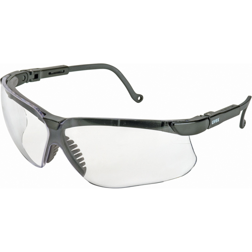 Lunettes de s&eacute;curit&eacute; Uvex Genesis, Lentille Transparent, Anti-&eacute;gratignures, R&eacute;pond ou surpasse la norme CSA Z94.3 Infinity Industrial Services Inc.