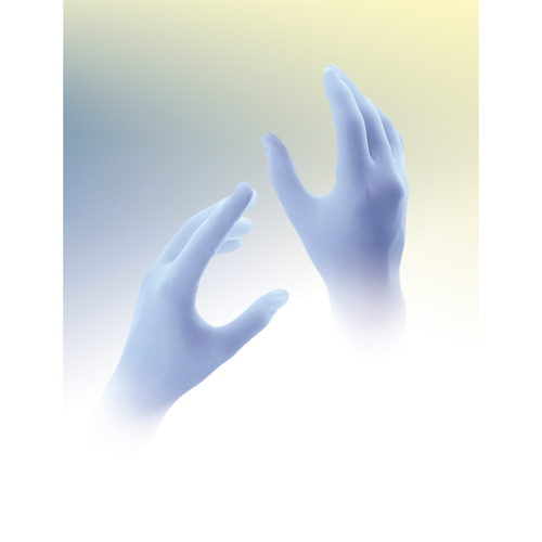 QRP Qualatrile Disposable Gloves, Medium, Nitrile, 5-mil, Powder-Free, Blue Infinity Industrial Services Inc.