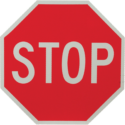 Panneau de signalisation &agrave; deux c&ocirc;t&eacute;s  Stop/Slow  Infinity Industrial Services Inc.