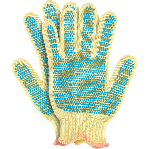 Gants en tricot avec pois, Taille Petit/7, Calibre 7, Rev&ecirc;tement PVC, Enveloppe en Kevlar, ANSI/ISEA 105 niveau 2 Infinity Industrial Services Inc.