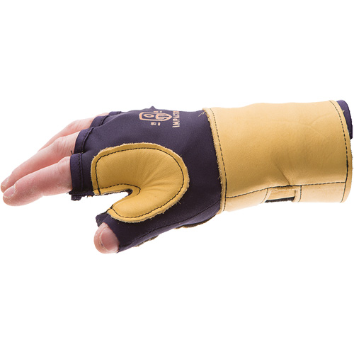 Premium Impact & Repetitive Strain Protective Left-Hand Glove, Size X-Small, Grain Leather Palm Infinity Industrial Services Inc.