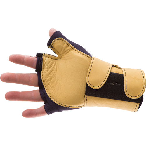 Premium Impact & Repetitive Strain Protective Left-Hand Glove, Size X-Small, Grain Leather Palm Infinity Industrial Services Inc.