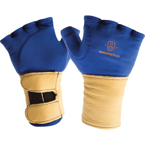 Fingerless Glove Liner with Wrist Restrainer, Size X-Small, Poly-Cotton Palm Infinity Industrial Services Inc.