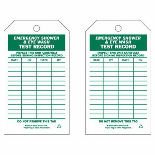 &eacute;tiquettes de rapport d'essai/inspection, Papier, 4" la x 7" h, Anglais Infinity Industrial Services Inc.