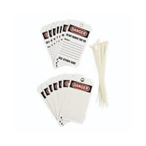 &eacute;tiquettes auto-plastifiantes pour la pr&eacute;vention des accidents, Polyester, 3" la x 5-3/4" h, Anglais Infinity Industrial Services Inc.