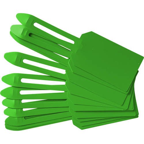 Blank Plastic Lock-On Tags, Plastic, 3-1/4" W x 5-4/5" H, Blank Infinity Industrial Services Inc.