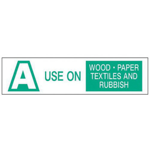 "A Use on Wood Paper Textiles and Rubbish" Labels, 6" L x 1-1/2" W, Green on White Infinity Industrial Services Inc.