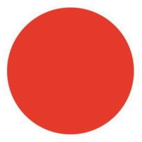 &eacute;tiquettes rondes inscriptibles, Cercle, 1,5" lo x 1,5" la, Rouge Infinity Industrial Services Inc.