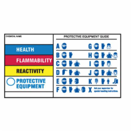 &eacute;tiquettes de protection pour &eacute;quipement, Polyester, Feuille, 5" lo x 3" la Infinity Industrial Services Inc.