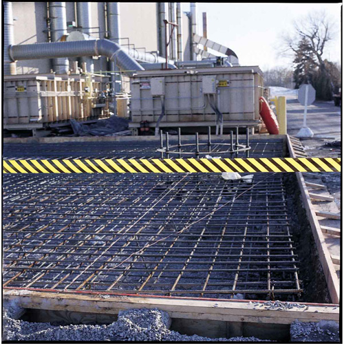 Barricade Tape, English, 3" W x 200' L, 3 mils, Black on Yellow Infinity Industrial Services Inc.