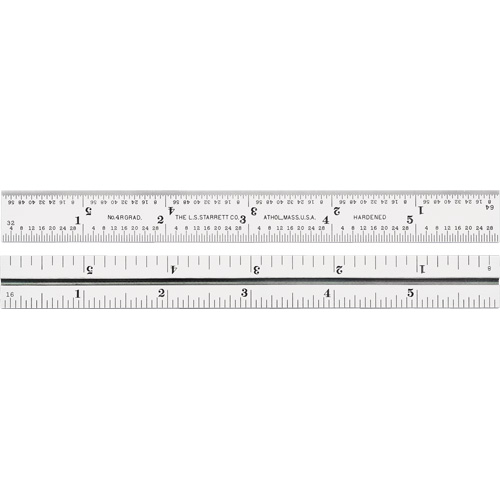 Junior Combination Squares, 6" L, 8/100" Graduations, Steel, Satin Infinity Industrial Services Inc.