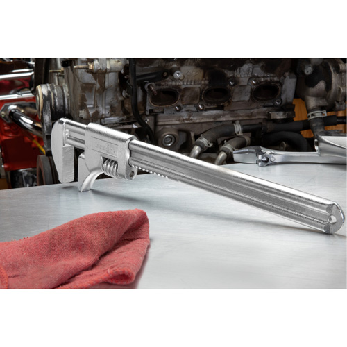 Automotive Wrench, 18" L, 21.3 mm Max Width, Chrome Infinity Industrial Services Inc.