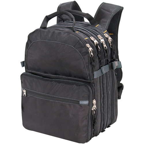 75-Pocket Tool Backpacks, 13" L x 17-1/2" W, Black, Nylon Infinity Industrial Services Inc.