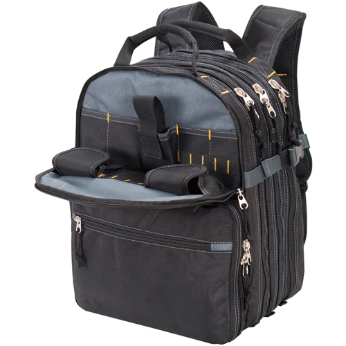 75-Pocket Tool Backpacks, 13" L x 17-1/2" W, Black, Nylon Infinity Industrial Services Inc.