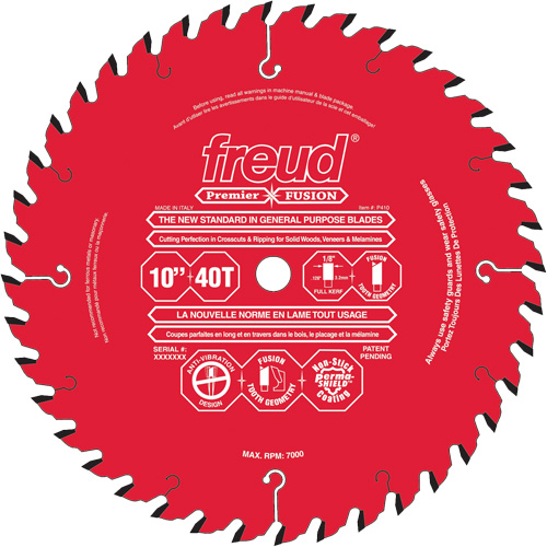 Premier Fusion General Purpose Saw Blade, 14", 54 Teeth, Wood Use Infinity Industrial Services Inc.