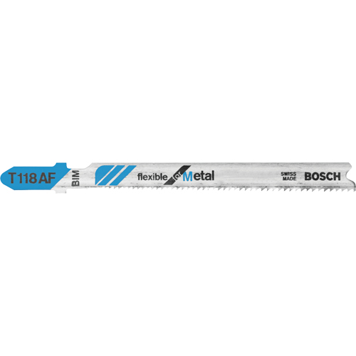 Flexible Jigsaw Blade, Bi-Metal, 3-5/8" L, 17-24 TPI Infinity Industrial Services Inc.
