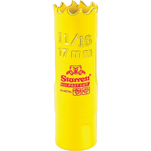 Scie &agrave; cloche bim&eacute;tal - 11/16", 11/16", Profondeur de la coupe 1-5/8", Bim&eacute;tal Infinity Industrial Services Inc.